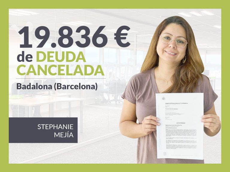 Repara tu Deuda Abogados cancela 19.836€ en Badalona (Barcelona) con la Ley de Segunda Oportunidad