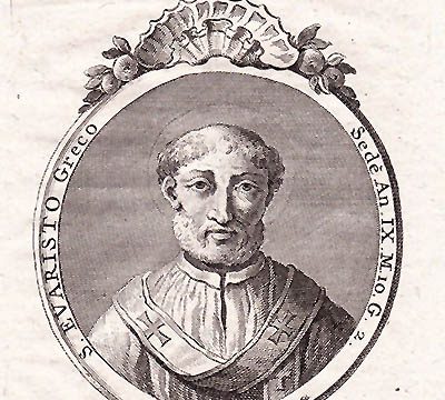 San Evaristo papa es a quien honramos el 26 de octubre 1 San Evaristo papa es a quien honramos el 26 de octubre