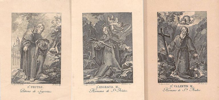 San Frutos, uno de los tres hermanos, es recordado el 25 de octubre