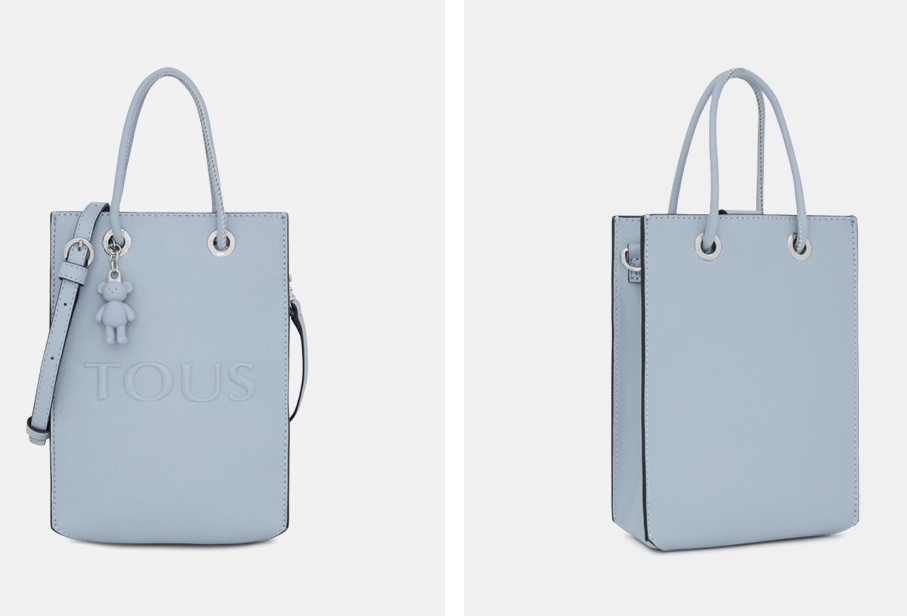 El bolso de Tous perfecto para diario a un precio increíble 20 Bolso de mano pequeño azul con cierre de imán de Tous