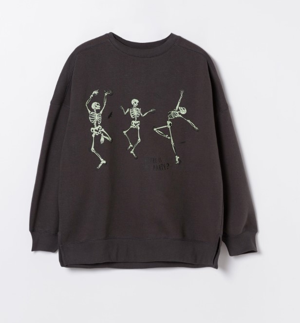 Sudadera estampada Halloween de Lefties