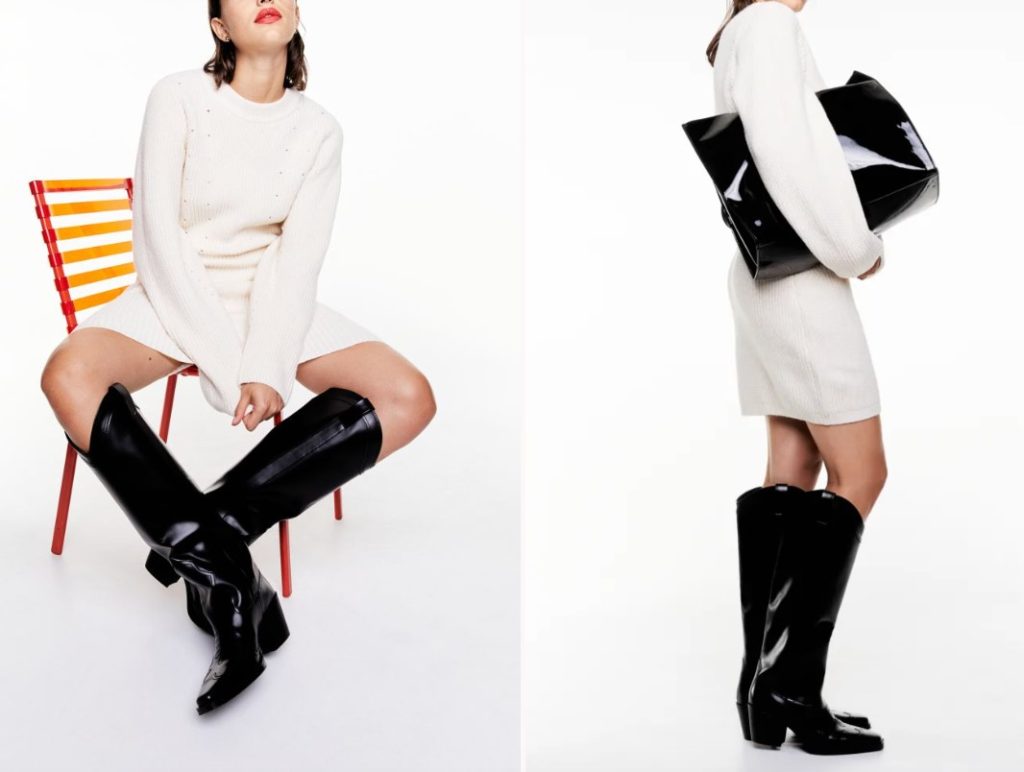 Botas de tacón a la rodilla de H&M