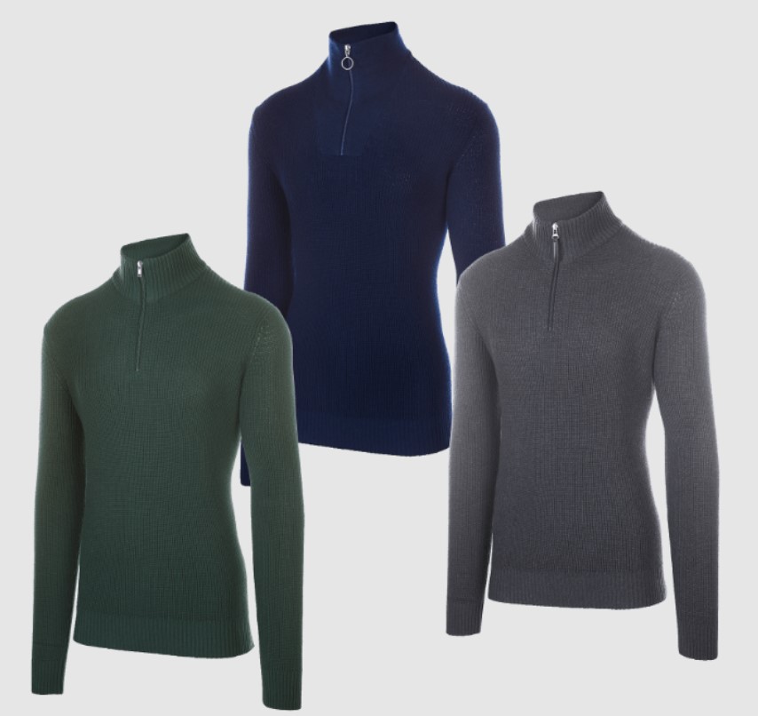 Jersey cuello alto con cremallera de Aldi