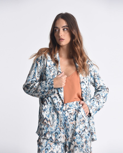blazer estampado molly bracken
