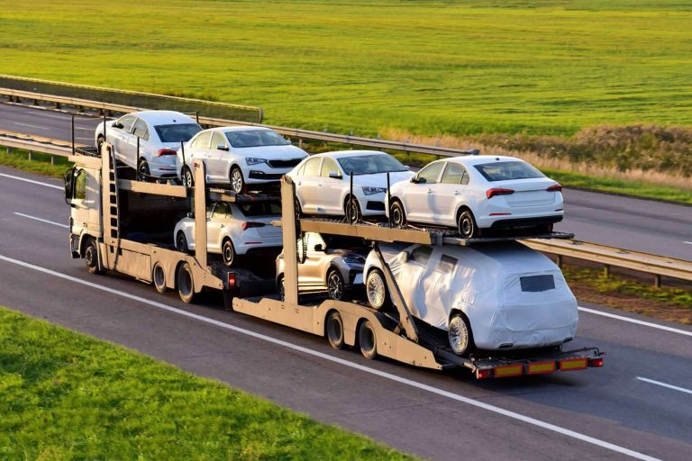 Atlántica Garantía y su flota de portacoches para el transporte de vehículos