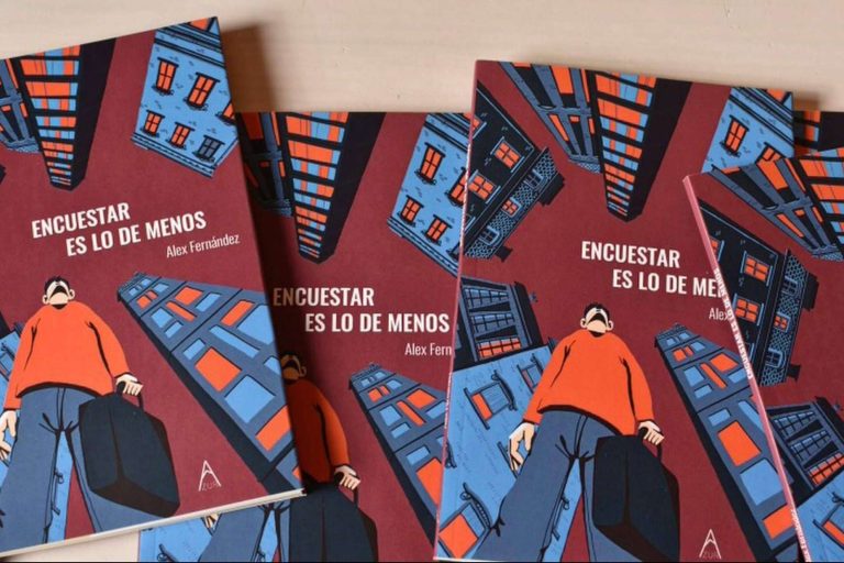 Encuestar es lo de Menos es la nueva novela del escritor Alex Fernández