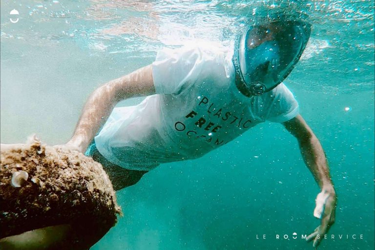 Le Room Service retirará más de una tonelada de plástico del mar Mediterráneo en colaboración con Gravity Wave