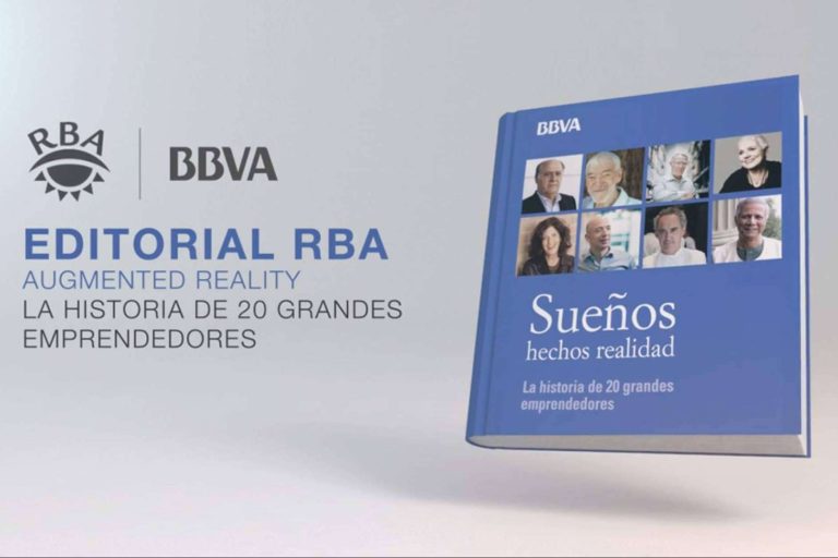 Para la Editorial RBA - BBVA se ha realizado un libro con realidad aumentada