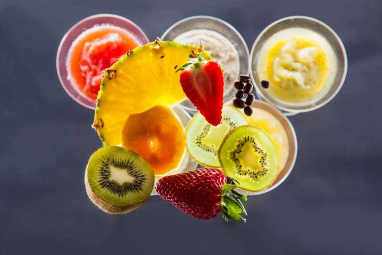 Los granizados naturales de fruta de calidad de Granny