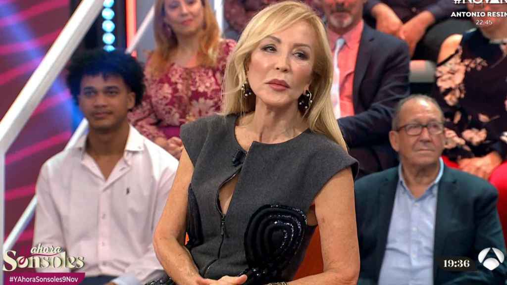 Carmen Lomana estuvo y no estuvo en el programa
