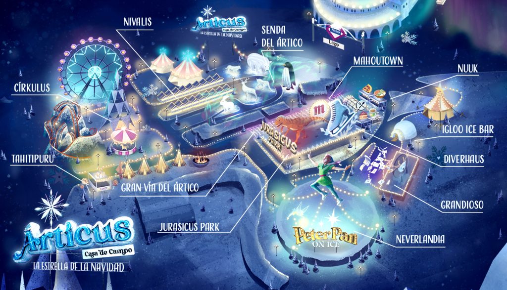 Los dinosaurios toman la Navidad este año en Madrid