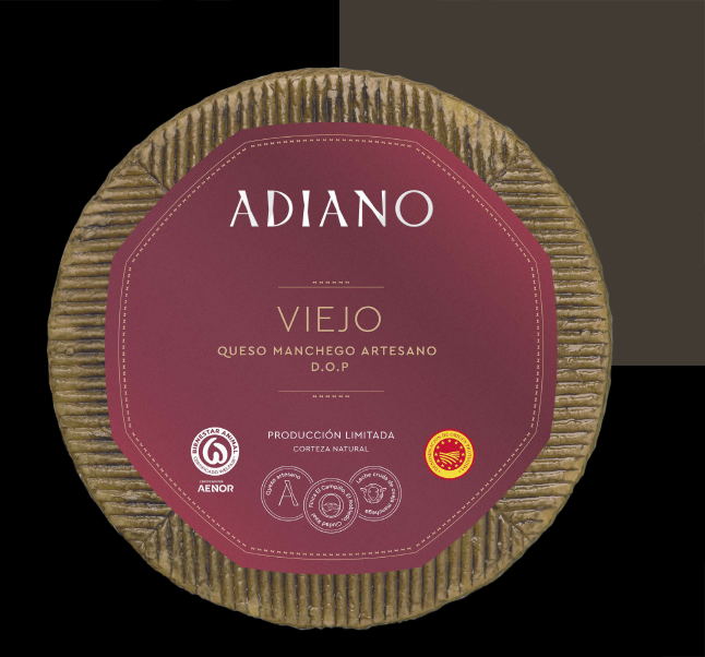 Adiano Manchego Artesano DOP Viejo de Adiano-Finca El Campillo, Ciudad Real