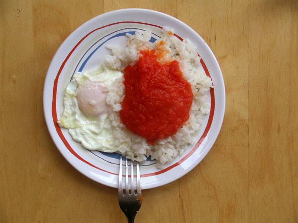 Arroz a la cubana este es el arroz que debes echar por persona