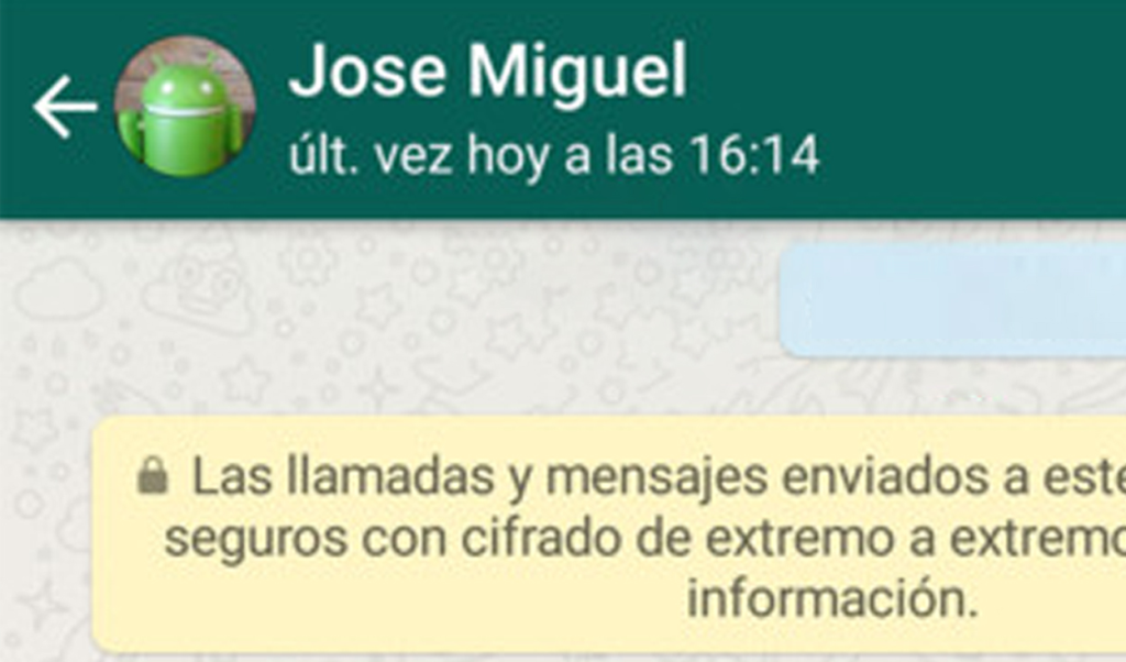 Desactivar la hora de la última conexión