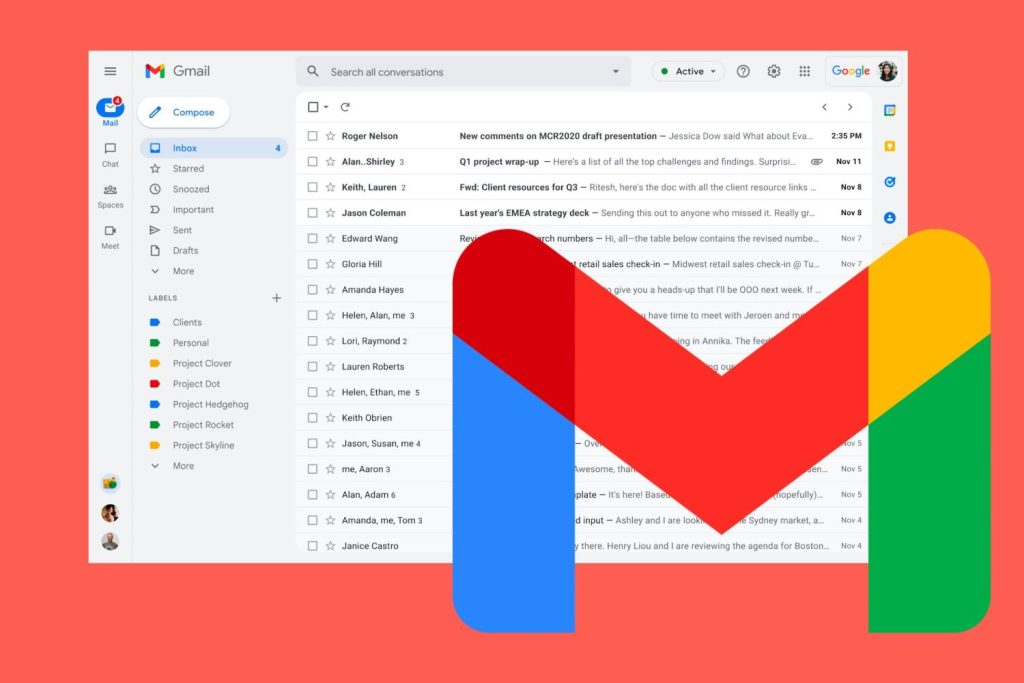 Gmail New Design