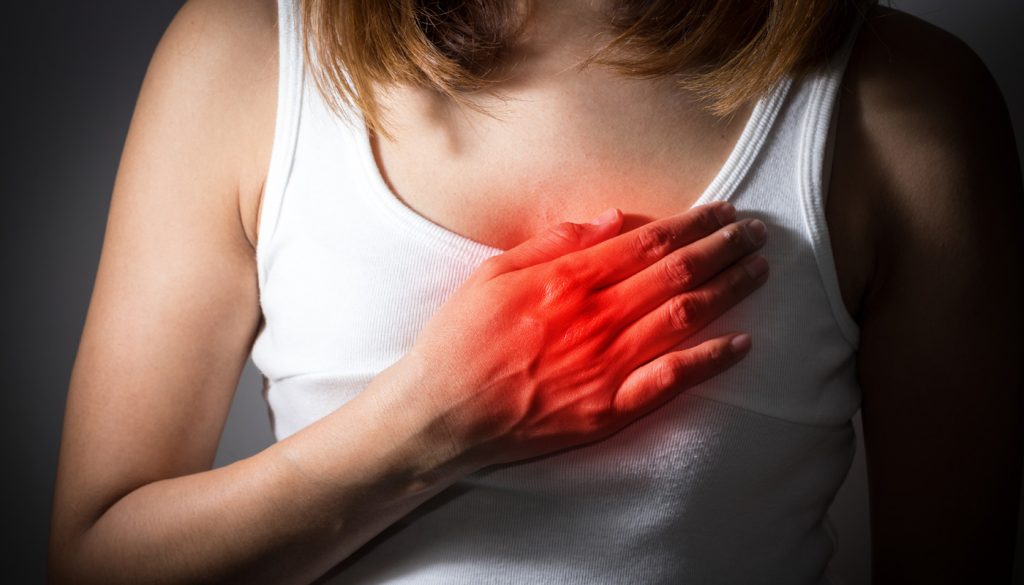 ¿Qué señales muestra un infarto en una mujer?