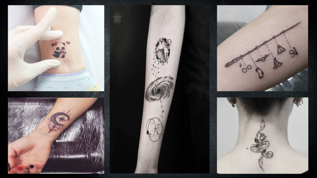 Los tatuajes minimalistas y los símbolos