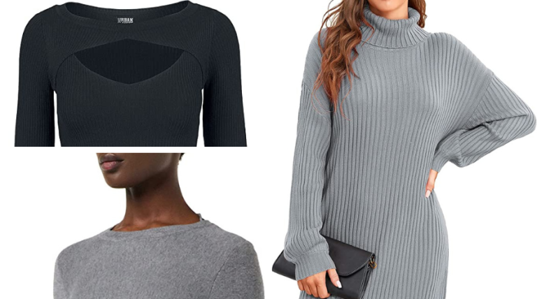 Elegante y calentito: el vestido de punto de Amazon que salvará todos tus eventos