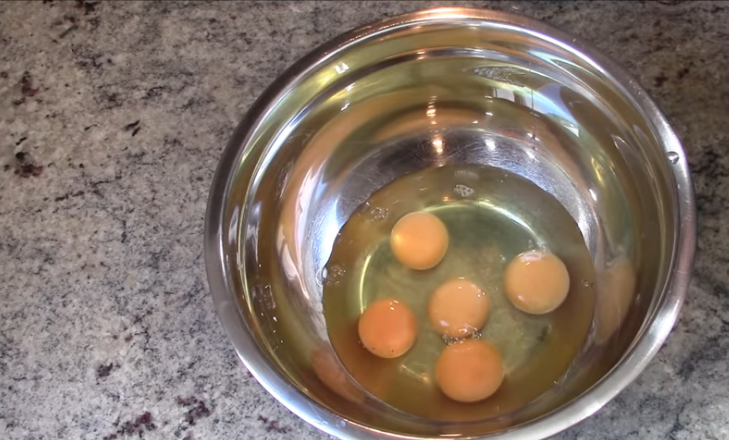 mezcla de huevos