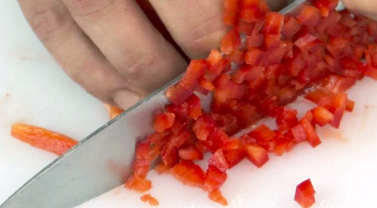 Qué es el corte brunoise