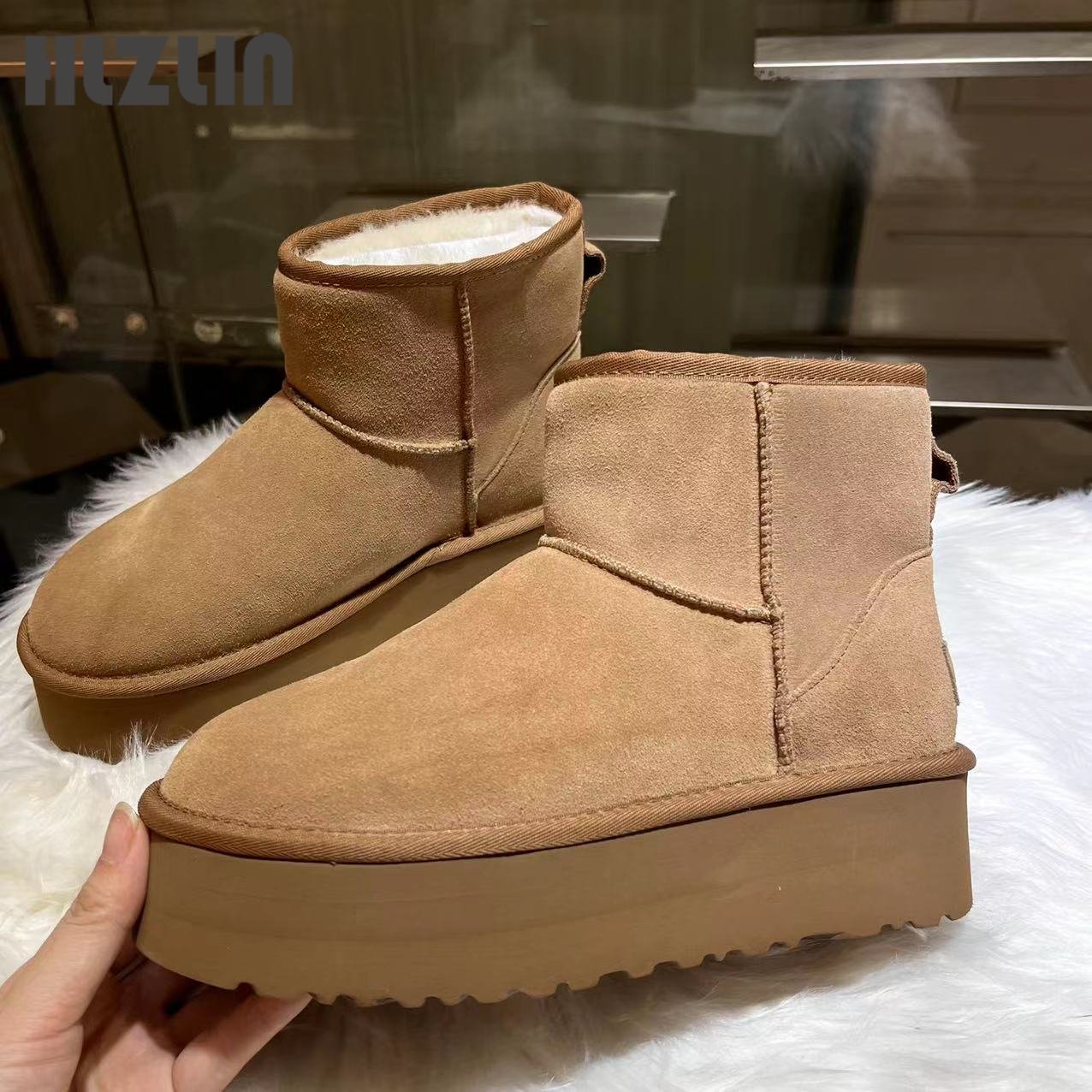 Zapatos-de-piel-de-oveja-de-un-solo-tubo-impermeables-y-de-terciopelo-zapatos-de-algod