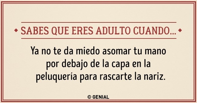 Señales que indican que ya dejaste de ser niño