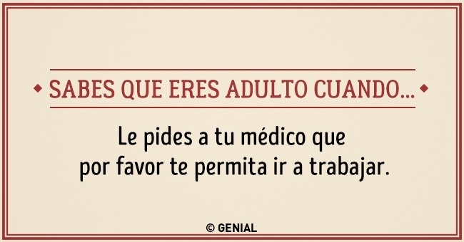 Señales que indican que ya dejaste de ser niño