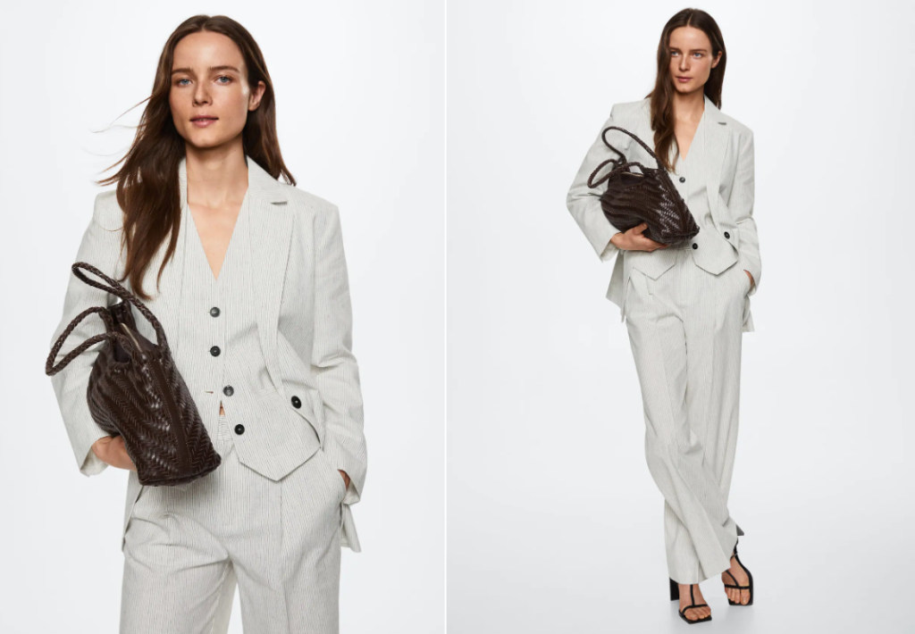 La americana de traje de Mango para vestir con clase 18 americana de traja de Mango a rayas