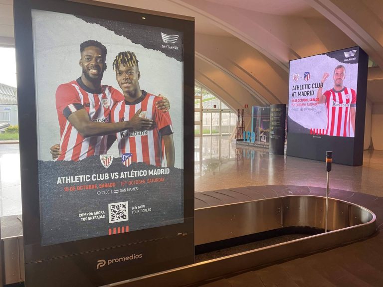 Promedios se encarga de la publicidad digital en aeropuertos