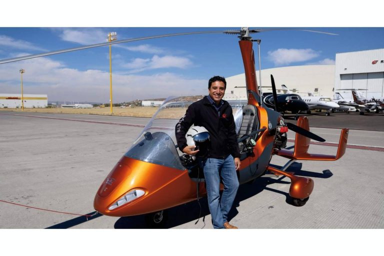 El empresario Bernardo Eucario Moreno León también es un experto piloto con ideas innovadoras