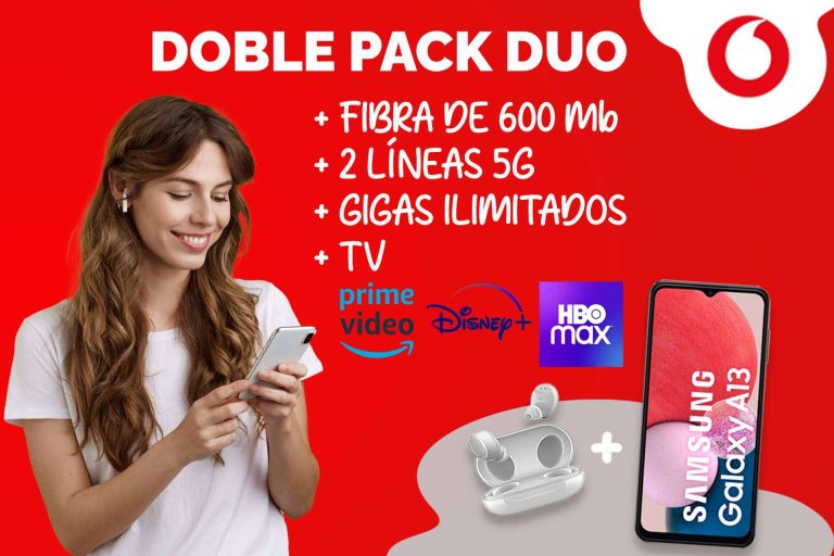El nuevo pack Duo de vodafonedistribuidor.es