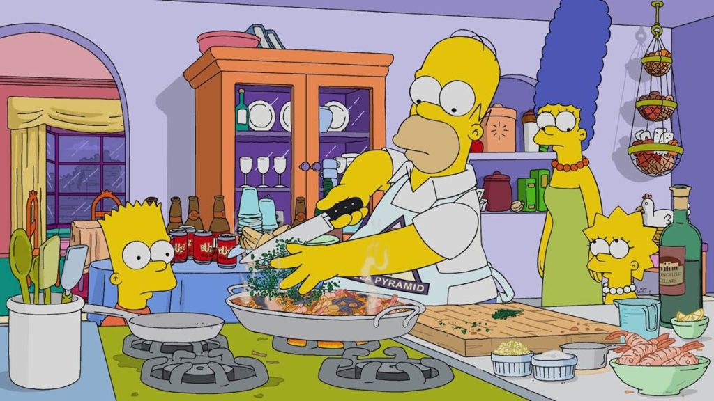 La versión de la paella valenciana de Los Simpson que arrasa en internet 149 paella