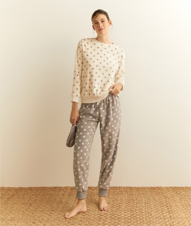 pijama coral lunares enfasis el corte ingles