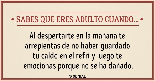 Señales que indican que ya dejaste de ser niño