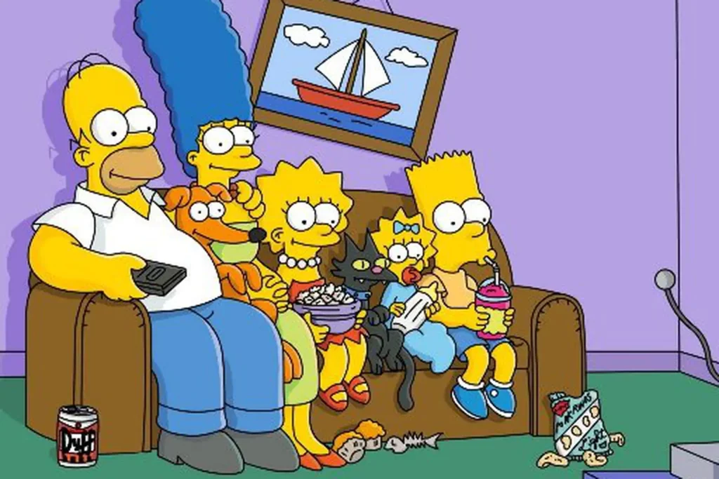 La versión de la paella valenciana de Los Simpson que arrasa en internet 153 sofa