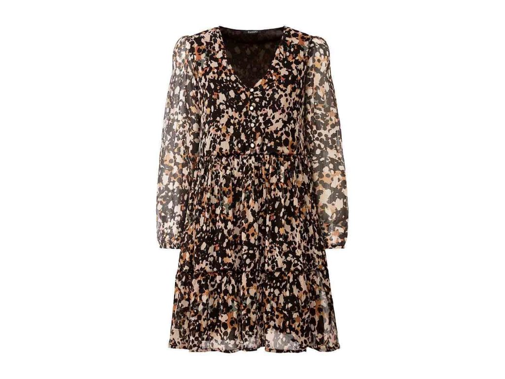 vestido animal print