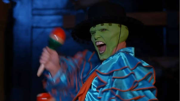 Jim Carrey escena de la máscara