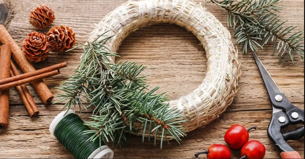 Coronas de Navidad: todo lo que necesitas para hacerlas tú misma