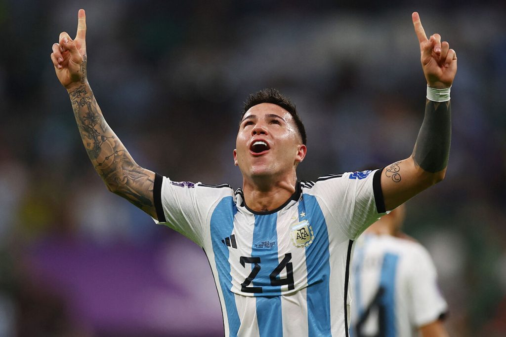 Enzo Fernández, una joyita de Argentina 