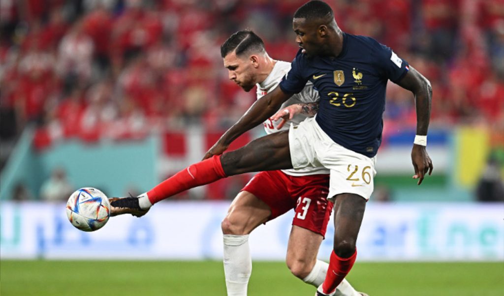 Marcus Thuram no deja solo a Benzema