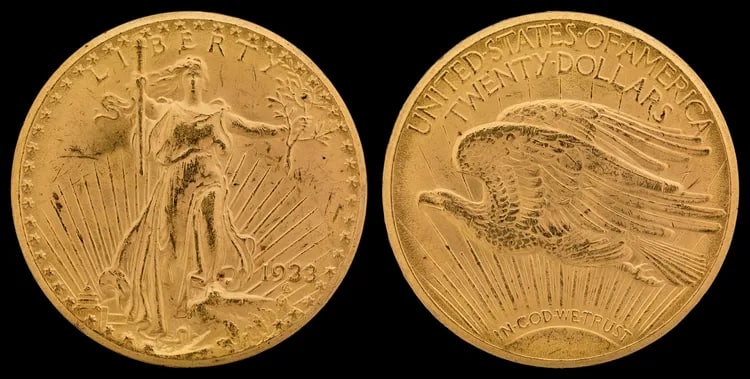 Conoce sobre la moneda de Double Eagle 1933