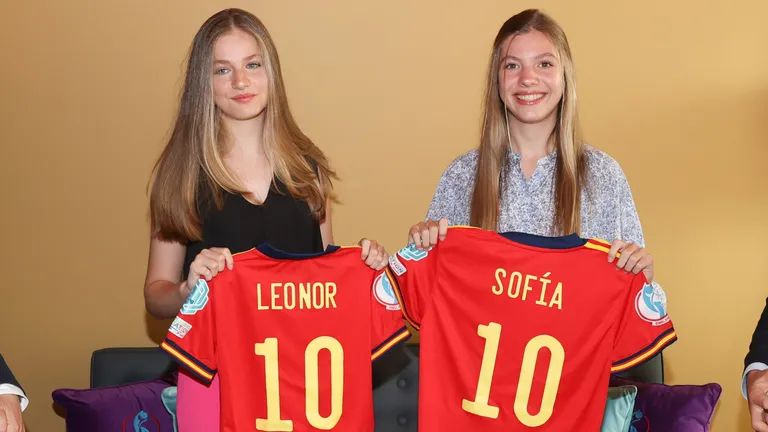 La afición por el futbol de la Familia Real Española