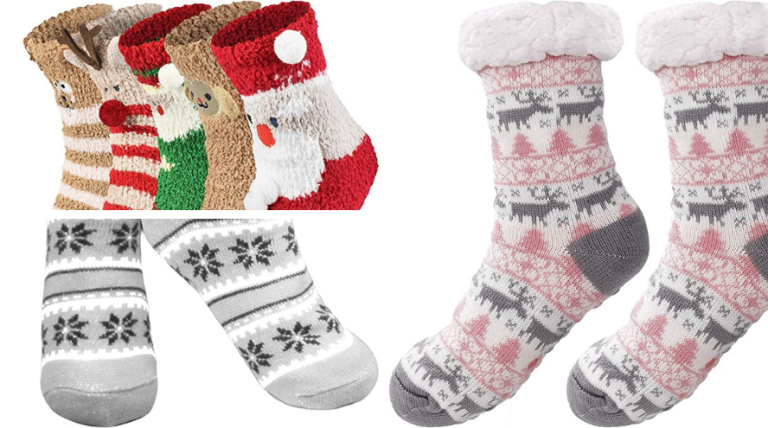 Amazon: calcetines gorditos, con dibujos y de diseños muy originales para llevar estas fiestas