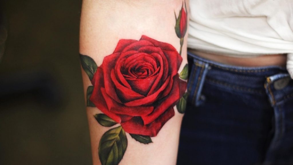 Tatuajes de rosa