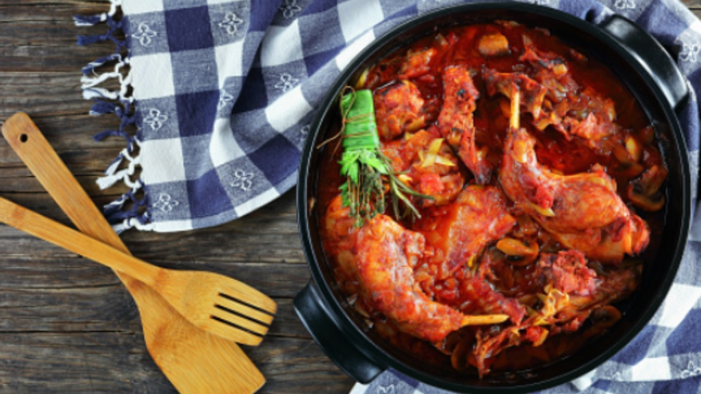 pasos de la receta de conejo