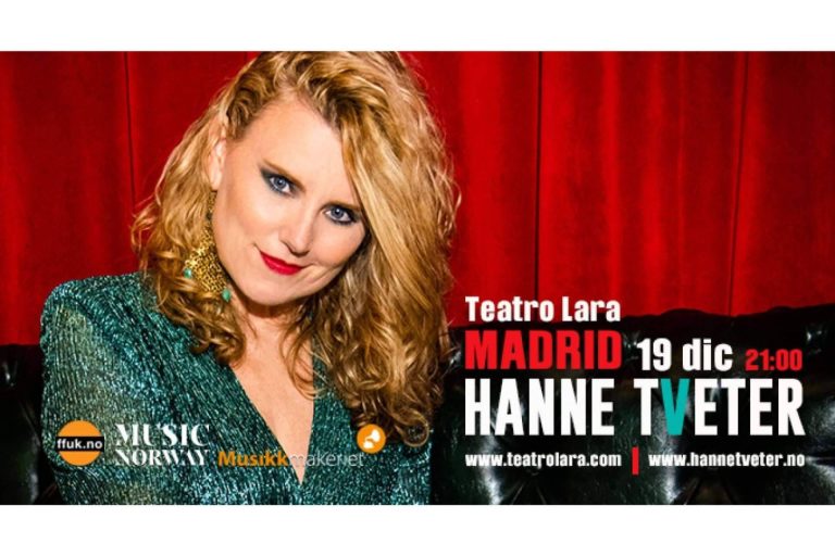 Hanne Tveter presentará un adelanto de su nuevo trabajo en el teatro LARA de Madrid el día 19 de diciembre, un «Concierto Jazz Flamenco con aires Noruegos»