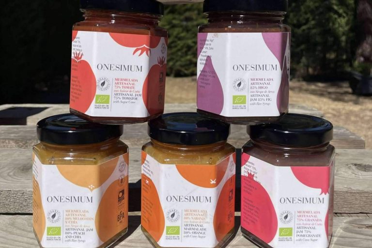 Productos de calidad elaborados en España, con las mermeladas ecológicas de Onesimum