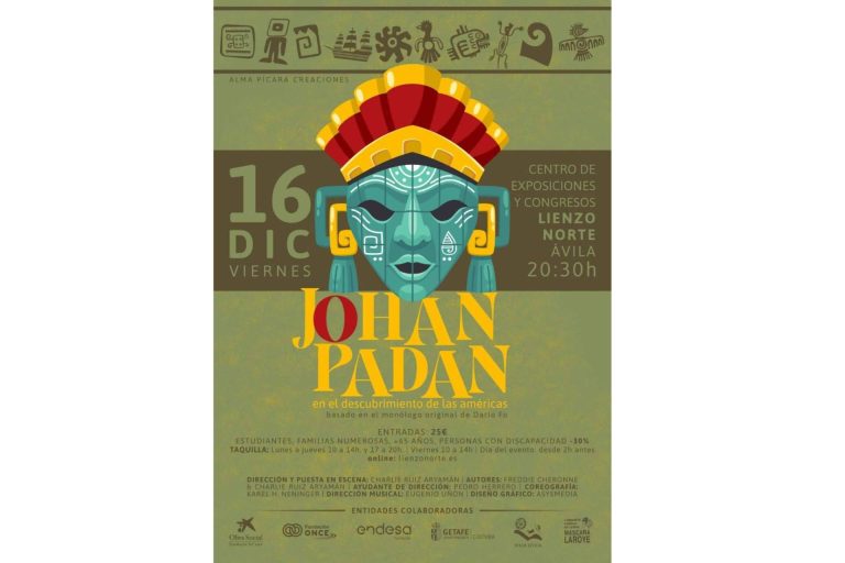 Llega a Ávila una comedia musical que ahonda en la diversidad y el entendimiento entre culturas con Johan Padan en el descubrimiento de las Américas