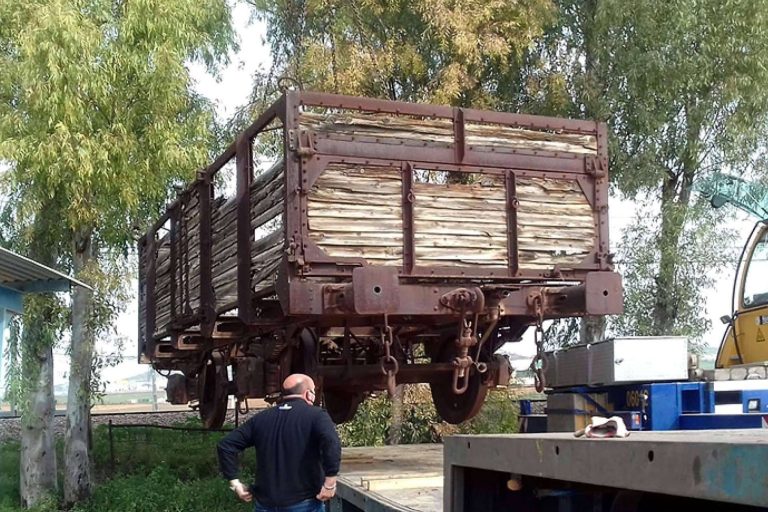 Preservado por la Fundación del Patrimonio Ferroviario un histórico vagón de bordes máximos