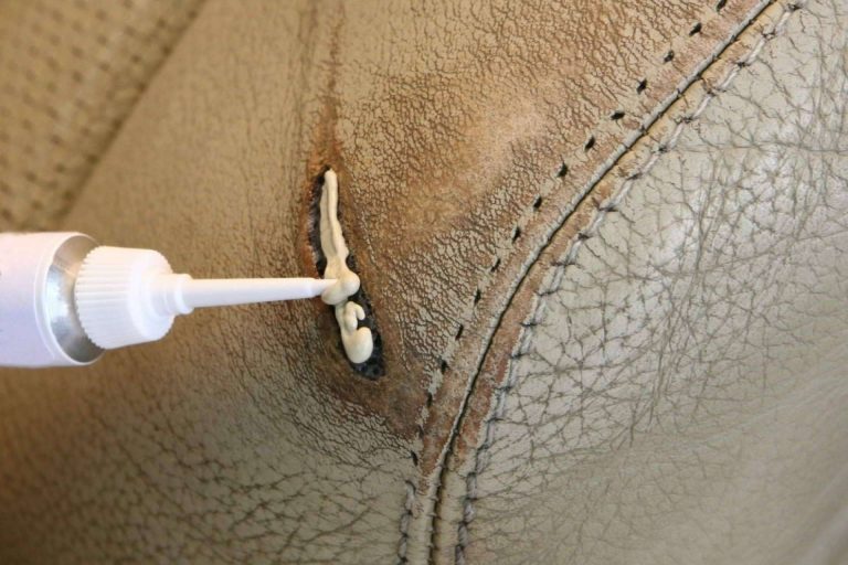 Reparar sofás, bolsos y asientos de cuero con un producto milagroso